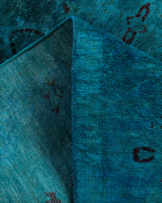 Vibrance, One-of-a-Kind Hand-Knotted Area Rug  - Green, 4' 1" x 6' 2"