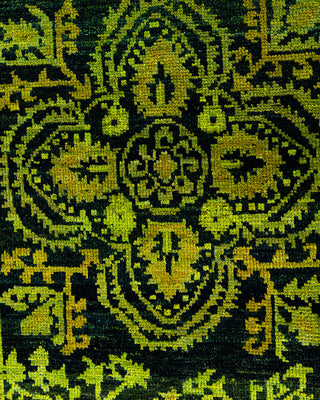 Modern - Contemporary Hand-Knotted Black Area Rug 6' 4" x 9' 1"