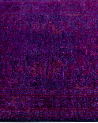 Vibrance, One-of-a-Kind Hand-Knotted Runner Rug  - Purple, 2' 7" x 7' 10"