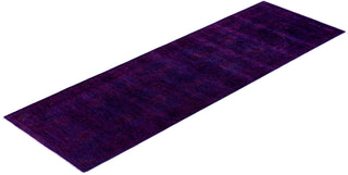Vibrance, One-of-a-Kind Hand-Knotted Runner Rug  - Purple, 2' 7" x 7' 10"