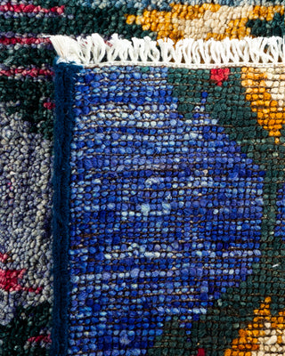 Modern - Contemporary Hand Knotted Blue Area Rug 9' 0" x 12' 2"