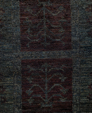 Overdyed One-of-a-Kind Wool Gray Area Rug 12' 3" x 17' 6"