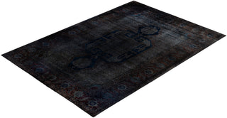 Overdyed One-of-a-Kind Wool Gray Area Rug 11' 9" x 16' 10"