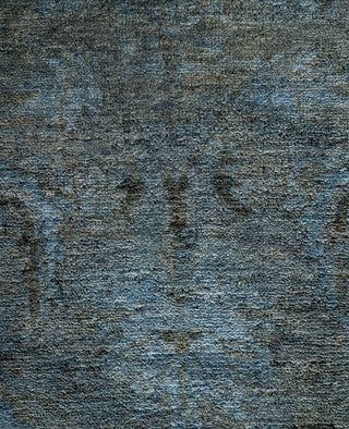 Overdyed One-of-a-Kind Wool Gray Area Rug 8' 3" x 10' 1"