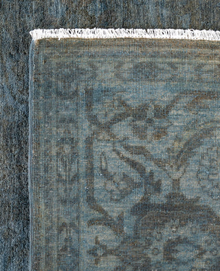 Overdyed One-of-a-Kind Wool Gray Area Rug 8' 3" x 10' 1"