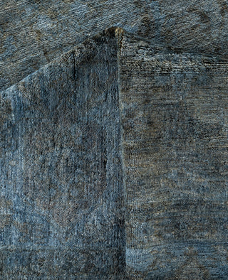Overdyed One-of-a-Kind Wool Gray Area Rug 8' 3" x 10' 1"
