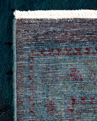 Contemporary Hand-Knotted Overdyed Charcoal Area Rug 10' 2" x 13' 9"
