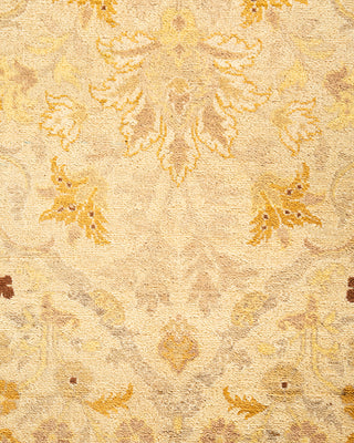 Traditional Hand-Knotted Ivory Area Rug 9' 1" x 12' 0"