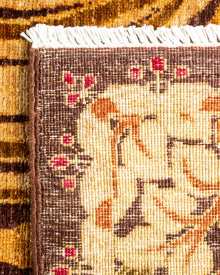 Modern - Contemporary Hand-Knotted Beige Runner 2' 4" x 9' 9"