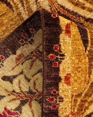 Modern - Contemporary Hand-Knotted Beige Runner 2' 4" x 9' 9"