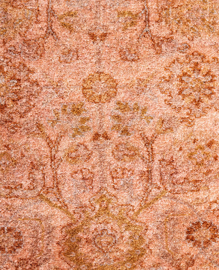 Contemporary Overdyed Wool Hand Knotted Beige Runner 3' 3" x 10' 1"