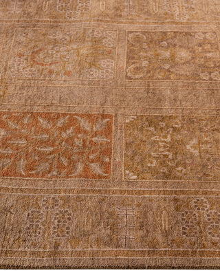 Overdyed Hand-Knotted Wool Modern-Contemporary Beige Runner 2' 7" x 6' 0"