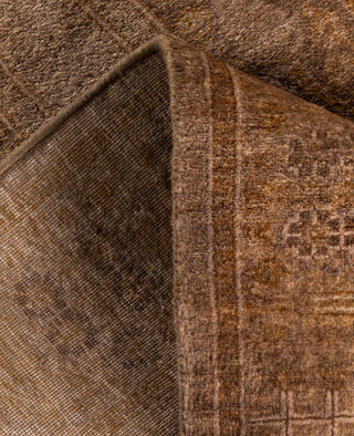 Overdyed Hand-Knotted Wool Modern-Contemporary Beige Runner 2' 7" x 6' 0"