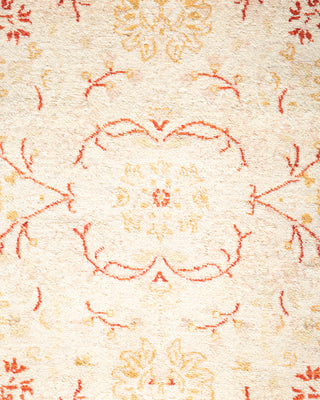 Traditional Hand Knotted Ivory Runner 2' 7" x 19' 0"