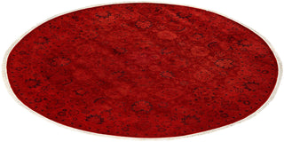 Fine Vibrance, One-of-a-Kind Hand-Knotted Area Rug - Orange, 6' 1" x 6' 1" - Solo Rugs