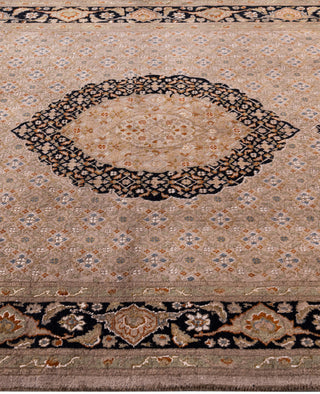Overdyed Hand-Knotted Wool Modern-Contemporary Brown Area Rug 4' 8" x 7' 1"