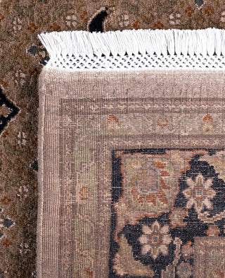 Overdyed Hand-Knotted Wool Modern-Contemporary Brown Area Rug 4' 8" x 7' 1"