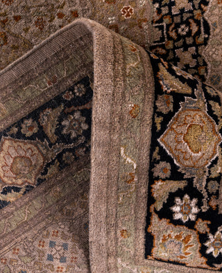Overdyed Hand-Knotted Wool Modern-Contemporary Brown Area Rug 4' 8" x 7' 1"