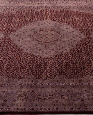 Overdyed Hand-Knotted Wool Modern-Contemporary Gray Area Rug 6' 2" x 9' 2"