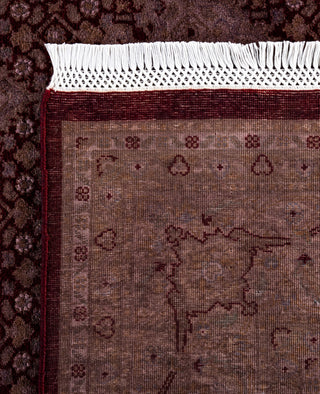 Overdyed Hand-Knotted Wool Modern-Contemporary Gray Area Rug 6' 2" x 9' 2"