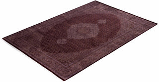 Overdyed Hand-Knotted Wool Modern-Contemporary Gray Area Rug 6' 2" x 9' 2"