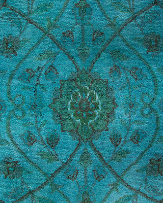 Fine Vibrance, One-of-a-Kind Hand-Knotted Area Rug  - Blue, 8' 2" x 10' 6"