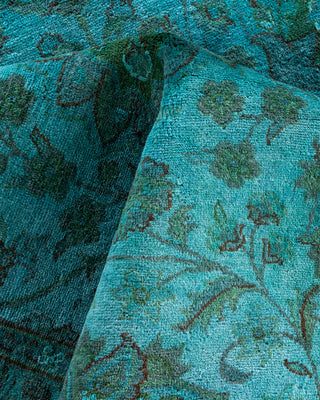Fine Vibrance, One-of-a-Kind Hand-Knotted Area Rug  - Blue, 8' 2" x 10' 6"