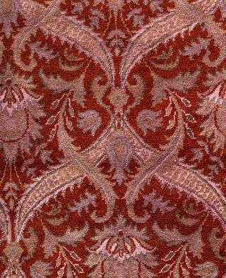 Overdyed Hand-Knotted Wool Modern-Contemporary Purple Area Rug 9' 0" x 12' 2"