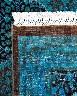 Contemporary Fine Vibrance Blue Wool Area Rug - 10' 2" x 14' 9"
