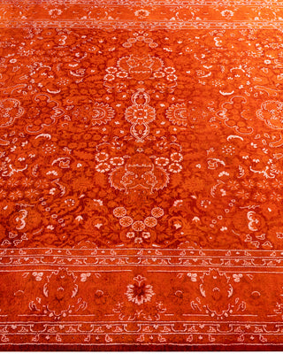 Fine Vibrance, One-of-a-Kind Hand-Knotted Area Rug  - Orange, 6' 1" x 9' 0"