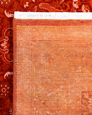 Fine Vibrance, One-of-a-Kind Hand-Knotted Area Rug  - Orange, 6' 1" x 9' 0"