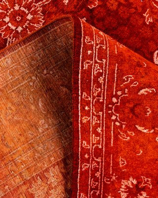 Fine Vibrance, One-of-a-Kind Hand-Knotted Area Rug  - Orange, 6' 1" x 9' 0"