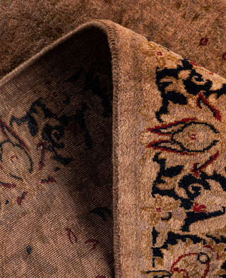 Overdyed Hand-Knotted Wool Modern-Contemporary Brown Runner 2' 7" x 6' 5"