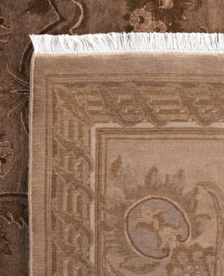 Overdyed One-of-a-Kind Wool Beige Area Rug 8' 2" x 11' 4"