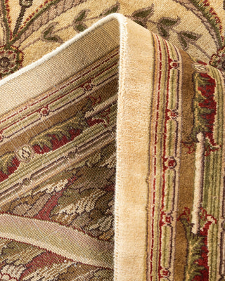 Traditional Hand Knotted Ivory Area Rug 8' 3" x 11' 5"