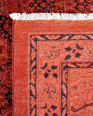 Overdyed Hand-Knotted Red Area Rug 8' 5" x 11' 3"