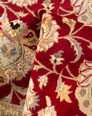 Traditional Hand Knotted Red Area Rug 9' 1" x 12' 7"