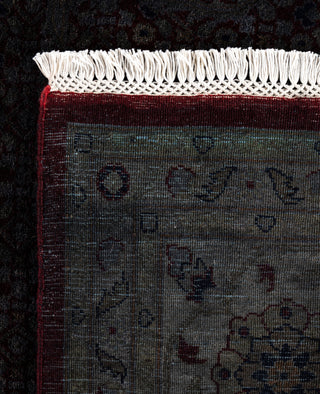 Contemporary Overdyed Wool Hand Knotted Black Area Rug 9' 0" x 12' 4"