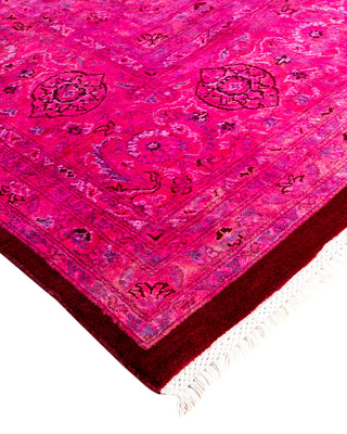 Fine Vibrance, One-of-a-Kind Hand-Knotted Area Rug  - Pink, 9' 0" x 12' 8"