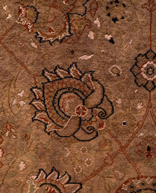 Overdyed Hand-Knotted Wool Modern-Contemporary Brown Area Rug 8' 1" x 10' 7"