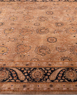Overdyed Hand-Knotted Wool Modern-Contemporary Brown Area Rug 8' 1" x 10' 7"