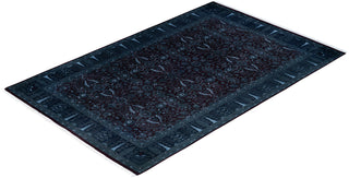 Fine Vibrance, One-of-a-Kind Hand-Knotted Area Rug  - Gray, 5' 10" x 9' 0"