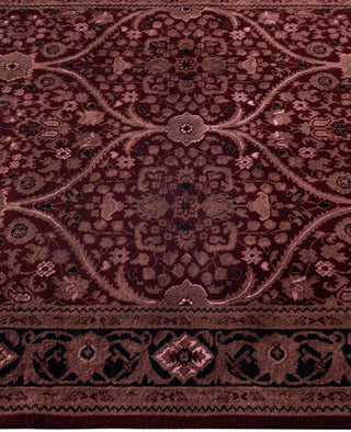 Overdyed One-of-a-Kind Wool Red Area Rug 4' 1" x 6' 4"