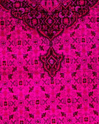 Overdyed Hand-Knotted Pink Area Rug 4' 1" x 6' 2"