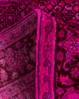 Overdyed Hand-Knotted Pink Area Rug 4' 1" x 6' 2"