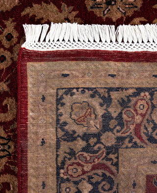 Overdyed Hand-Knotted Wool Modern-Contemporary Red Area Rug 4' 9" x 7' 6"