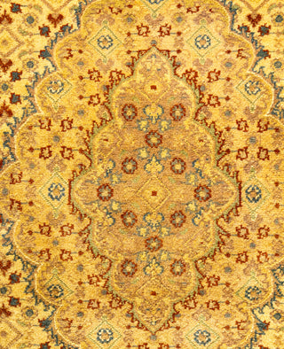 Fine Vibrance, One-of-a-Kind Hand-Knotted Area Rug  - Yellow, 4' 9" x 7' 5"