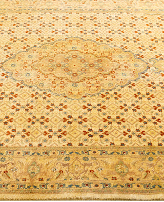 Fine Vibrance, One-of-a-Kind Hand-Knotted Area Rug  - Yellow, 4' 9" x 7' 5"