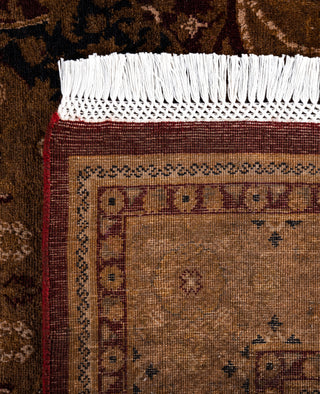 Contemporary Overdyed Wool Hand Knotted Brown Area Rug 4' 5" x 7' 4"