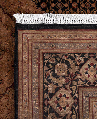 Overdyed Hand-Knotted Wool Modern-Contemporary Brown Area Rug 9' 3" x 12' 3"